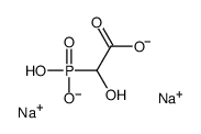 disodium,2-hydroxy-2-[hydroxy(oxido)phosphoryl]acetate结构式