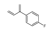 Benzene, 1-fluoro-4-(1-methylene-2-propenyl)- (9CI) Structure