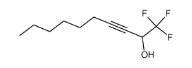 1-hexyl-3-hydroxy-4,4,4-trifluoro-1-butyne结构式