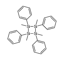 1,2,3,4-tetramethyl-1,2,3,4-tetraphenyltetrasiletane结构式