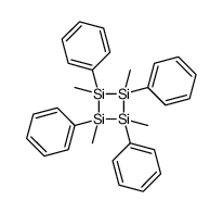 1,2,3,4-tetramethyl-1,2,3,4-tetraphenyltetrasiletane Structure