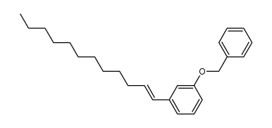 1-benzyloxy-3-(dodec-1-enyl)benzene Structure