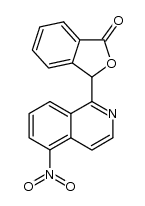 3-(5-nitroisoquinolin-1-yl)isobenzofuran-1(3H)-one Structure