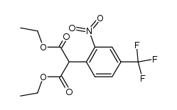 diethyl 2-(4-(trifluoromethyl)-2-nitrophenyl)malonate Structure