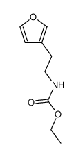 Carbamic acid,[2-(3-furanyl)ethyl]-,ethyl ester (9CI) structure