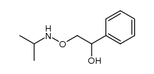 2-isopropylaminooxy-1-phenylethanol Structure