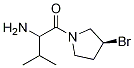 (S)-2-AMino-1-(3-broMo-pyrrolidin-1-yl)-3-Methyl-butan-1-one Structure