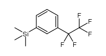 1-(pentafluoroethyl)-3-(trimethylsilyl)benzene Structure