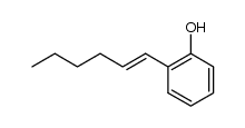 2-[(E)-1-hexenyl]phenol Structure