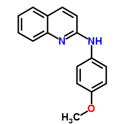 N-(4-Methoxyphenyl)-2-quinolinamine Structure