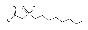 (octane-1-sulfonyl)-acetic acid Structure