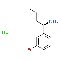 (1R)-1-(3-BROMOPHENYL)BUTYLAMINE Structure