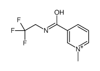 1-methyl-N-(2,2,2-trifluoroethyl)pyridin-1-ium-3-carboxamide Structure