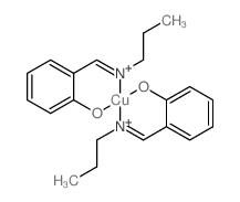 Copper,bis[2-[(propylimino-kN)methyl]phenolato-kO]- picture