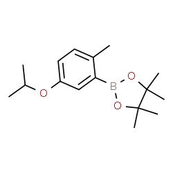 5-Isopropoxy-2-methylphenylboronic acid, pinacol ester结构式