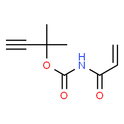 Carbamic acid, (1-oxo-2-propenyl)-, 1,1-dimethyl-2-propynyl ester (9CI) Structure
