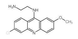 1,2-Ethanediamine,N1-(6-chloro-2-methoxy-9-acridinyl)-结构式
