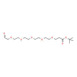 Ald-CH2-PEG5-Boc结构式