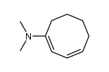 cycloocta-1,3-dienyl-dimethyl-amine结构式