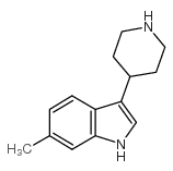 6-Methyl-3-piperidin-4-yl-1H-indole Structure