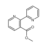 methyl 2,2'-bipyridine-3-carboxylate结构式