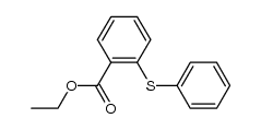 2-Phenylthiobenzoesaeureethylester Structure