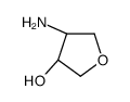 (3R,4R)-4-Amino-tetrahydro-furan-3-ol Structure