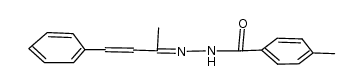PhCHCHCMeNNHCO-p-CH3C6H4结构式