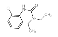 Urea,N'-(2-chlorophenyl)-N,N-diethyl- Structure
