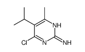 4-Chloro-5-isopropyl-6-methyl-2-pyrimidinamine structure