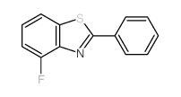 Benzothiazole,4-fluoro-2-phenyl-结构式