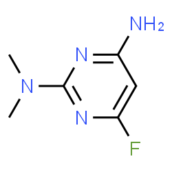 2,4-Pyrimidinediamine,6-fluoro-N2,N2-dimethyl-(9CI) Structure