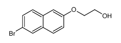 2-(6-bromonaphthalen-2-yl)oxyethanol Structure