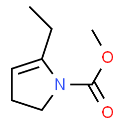 1H-Pyrrole-1-carboxylicacid,5-ethyl-2,3-dihydro-,methylester(9CI) Structure