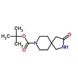 tert-butyl 3-oxo-2,8-diazaspiro[4.5]decane-8-carboxylate Structure