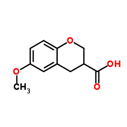 6-Methoxy-3-chromanecarboxylic acid structure