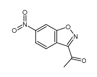 1-(6-nitro-benz[d]isoxazol-3-yl)-ethanone结构式