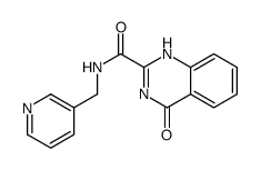 4-oxo-N-(pyridin-3-ylmethyl)-1H-quinazoline-2-carboxamide Structure