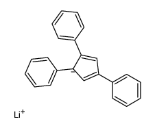 lithium,(2,4-diphenylcyclopenta-2,4-dien-1-yl)benzene结构式