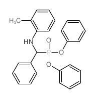 Phosphonic acid, (a-o-toluidinobenzyl)-, diphenylester (8CI) picture