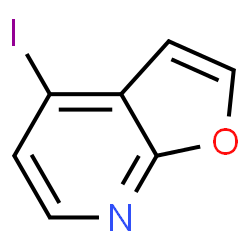 4-碘呋喃并[2,3-b]吡啶结构式