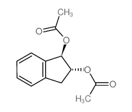 [(2R)-1-acetyloxy-2,3-dihydro-1H-inden-2-yl] acetate结构式