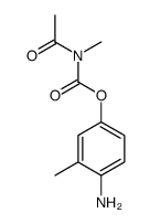 (4-amino-3-methylphenyl) N-acetyl-N-methylcarbamate结构式