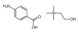 4-aminobenzoic acid,2-trimethylsilylethanol Structure