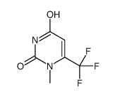 1-methyl-6-(trifluoromethyl)pyrimidine-2,4-dione结构式