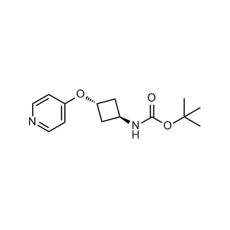 Tert-butyl(trans-3-(pyridin-4-yloxy)cyclobutyl)carbamate picture