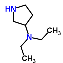 N,N-Diethyl-3-pyrrolidinamine structure