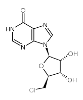 5'-CHLORO-5'-DEOXYINOSINE Structure