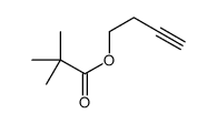but-3-ynyl 2,2-dimethylpropanoate结构式