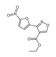 ethyl 3-(5-nitrofuran-2-yl)-1,2-oxazole-4-carboxylate结构式